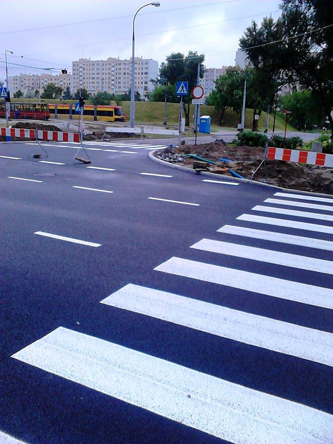 Na nowym fragmencie Górczewskiej pojawiły się pasy