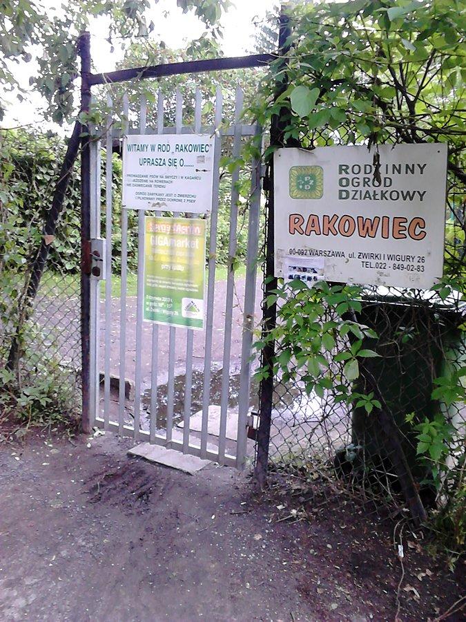 Ogródki działkowe Rakowiec