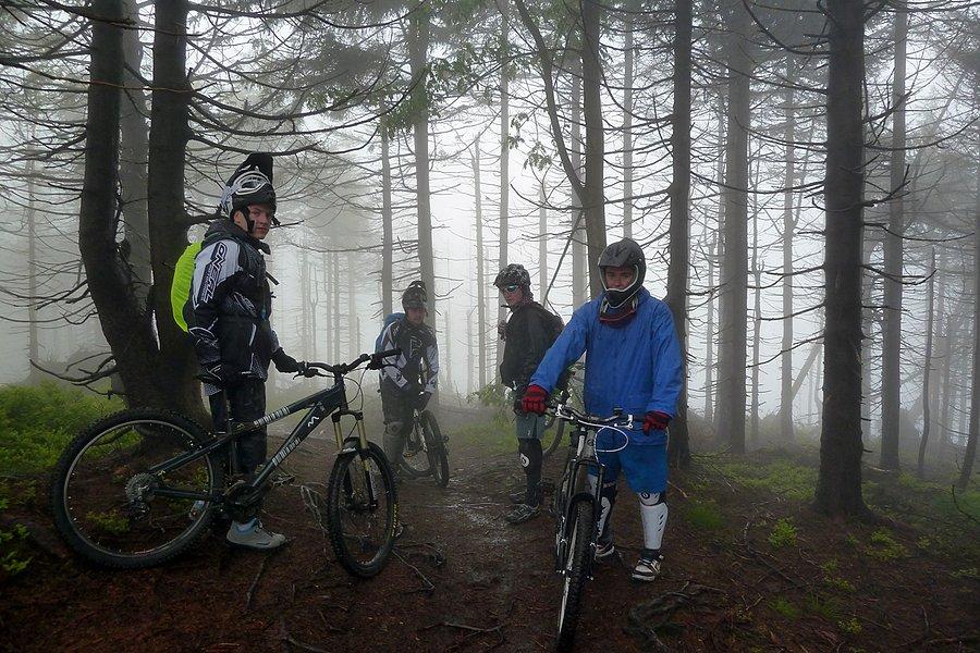 Na Malinowskiej Skale; foto wykonane dzięki uprzejmości napotkanych turystów