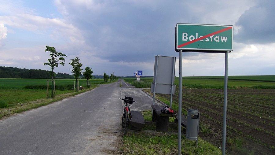 W miejscowości Bolesław skręciłem znowu do granicy z Czechami