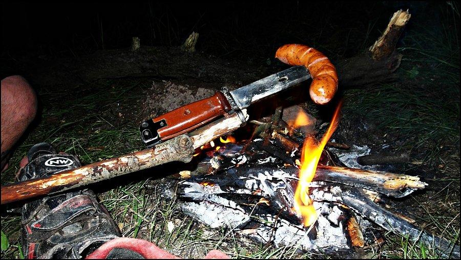 Na koniec kiełbasa z bagnetu ;)