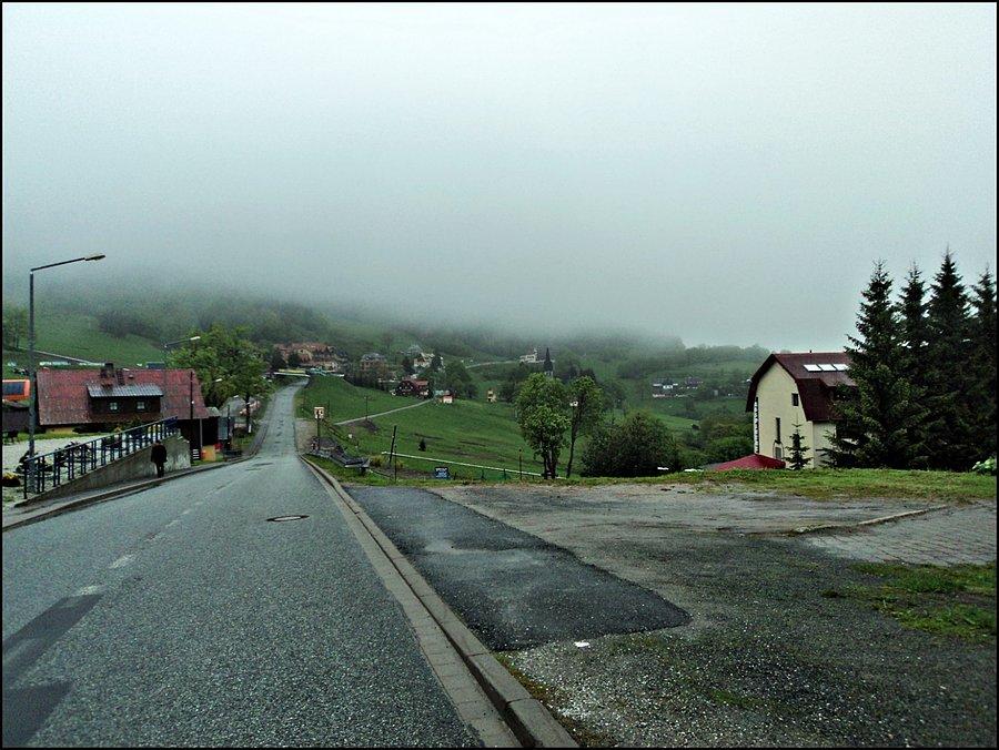 Widok na Zieleniec w dół