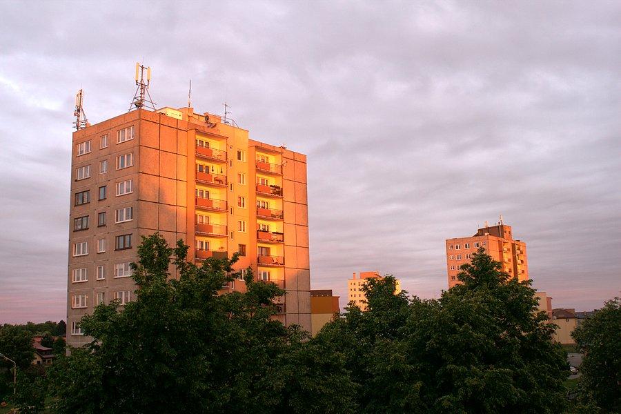 Zachód słońca na Pogodnej