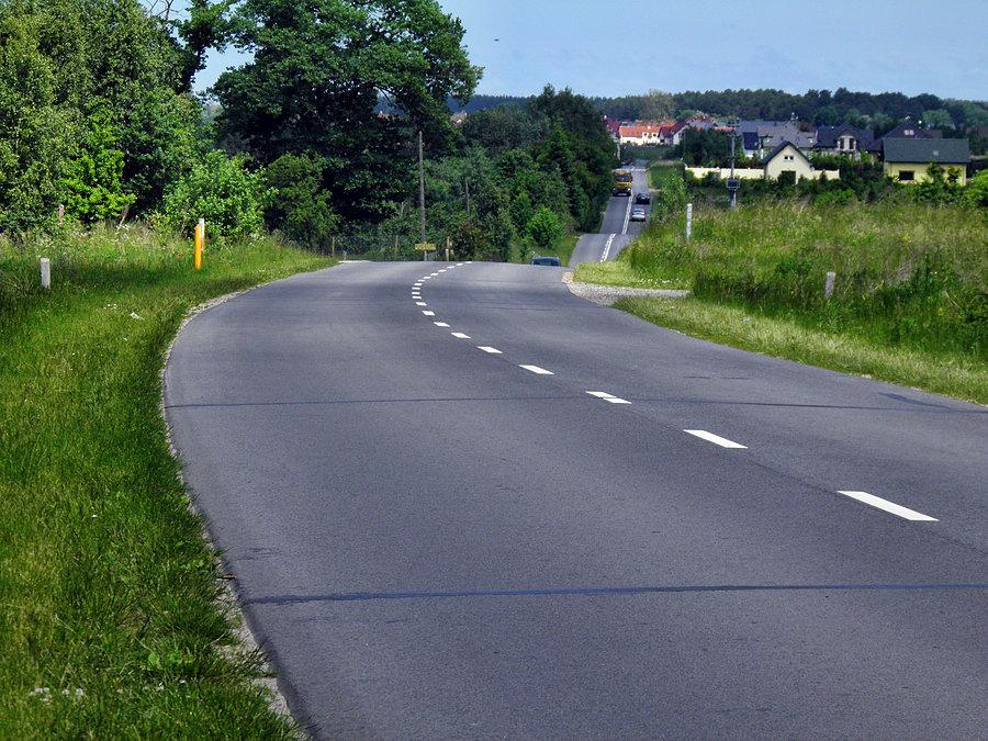 Ulica Graniczna łącząca Dobrą z Lubieszynem