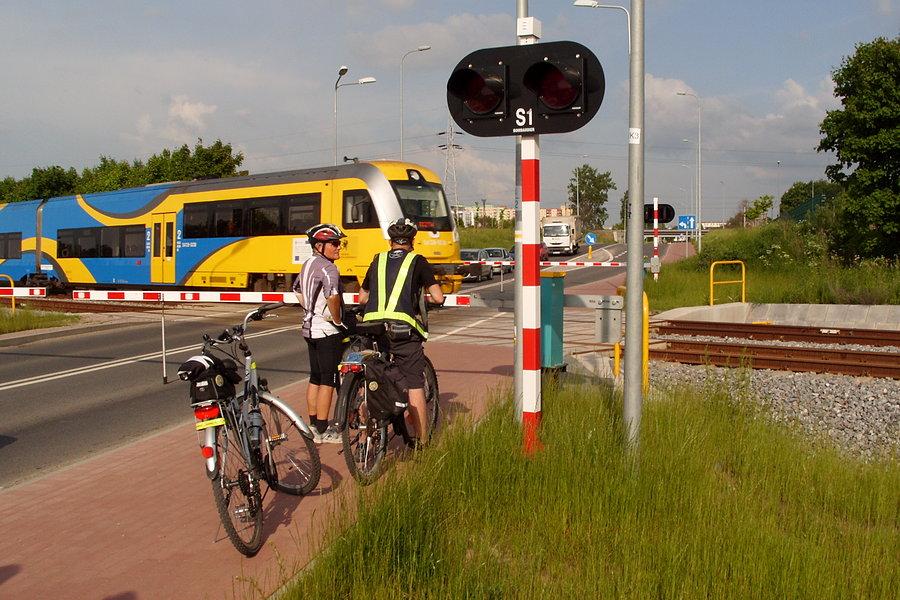 Na przejeździe kolejowym w Tczewie