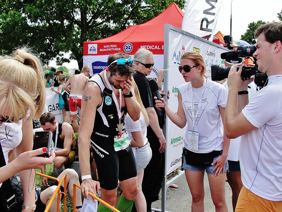 Malbork. Garmin Iron Triathlon 2013 r