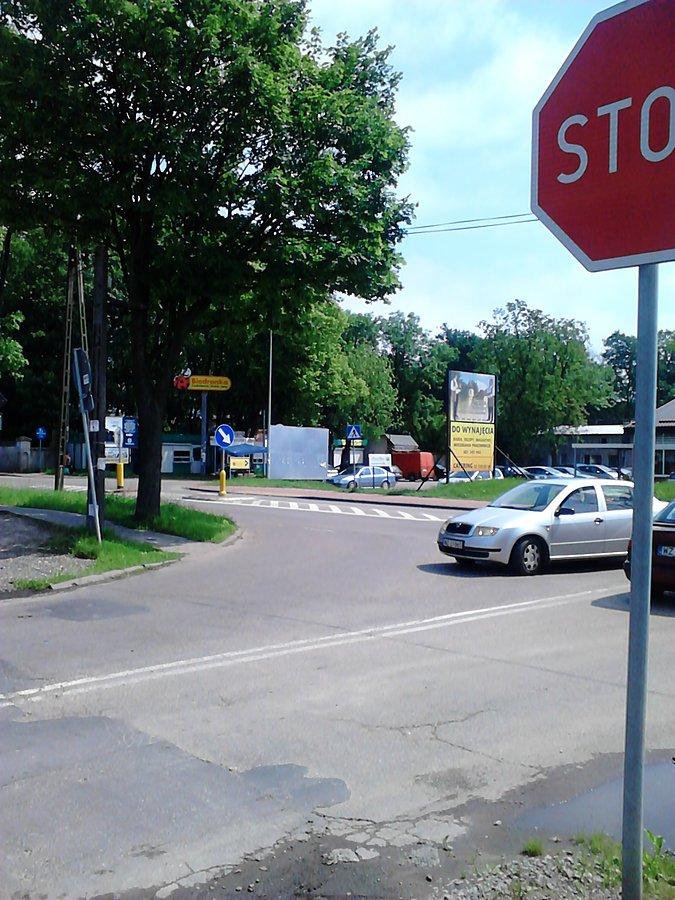 Tu wyjechałąm na drogę do Leszna