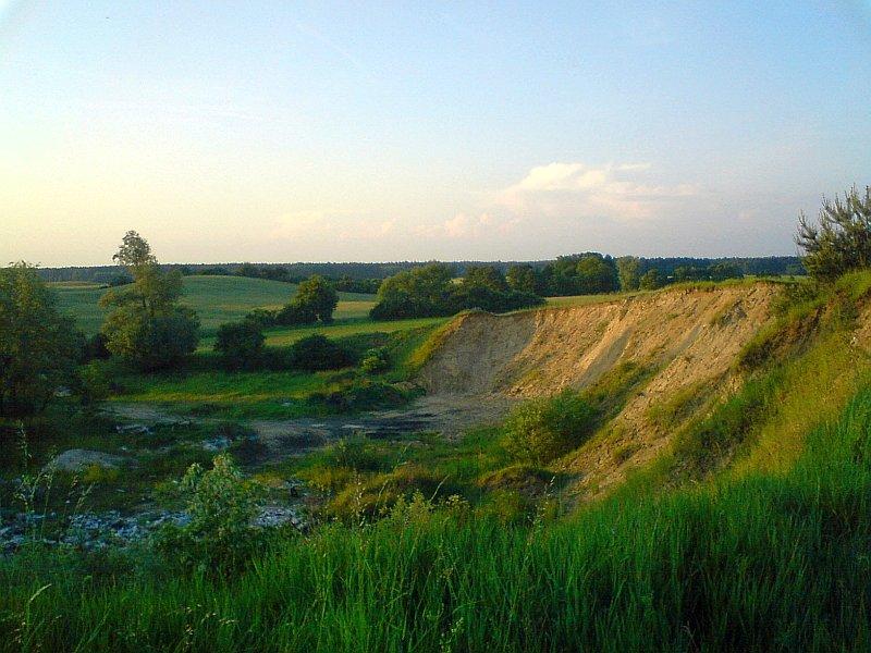 Żwirownia nieopodal wsi Kowalskie