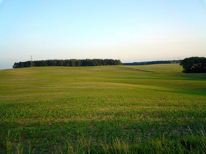 Widok na rozległe pola