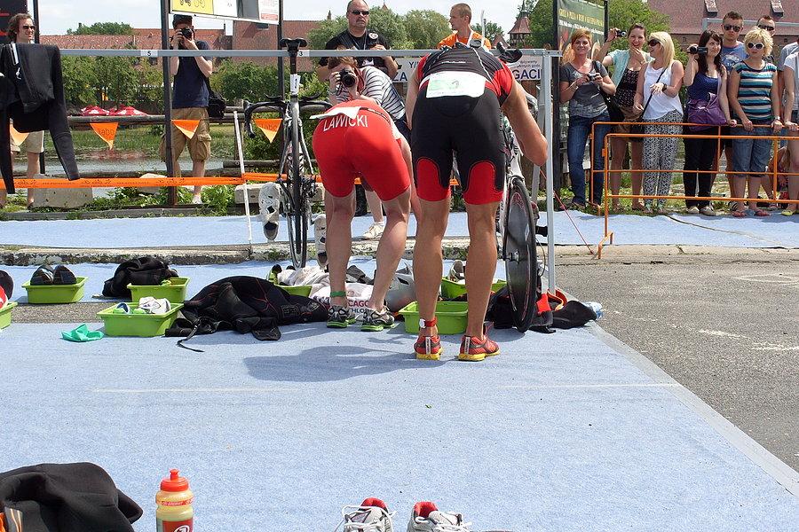 Garmin Iron Triathlon Malbork 2013- na metę przyjechali pierwsi zawodnicy
