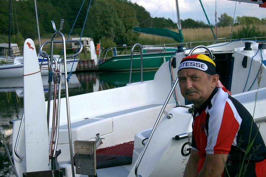 Na przystani nad Miedwiem