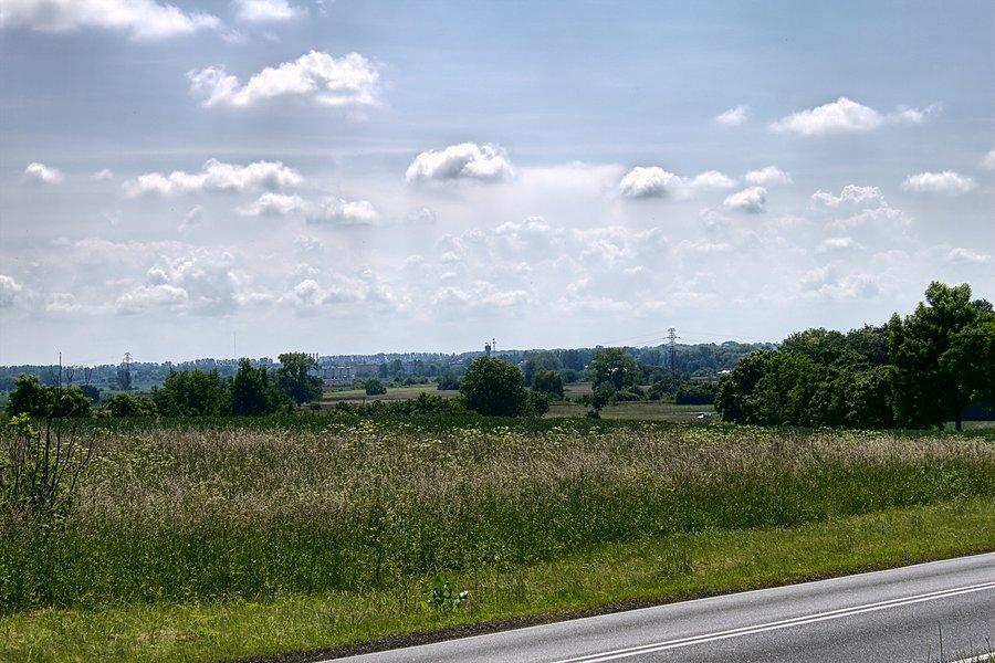 W oddali widać już Pyrzyce