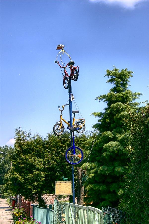 Rowerkowy element w Okutnicy :)