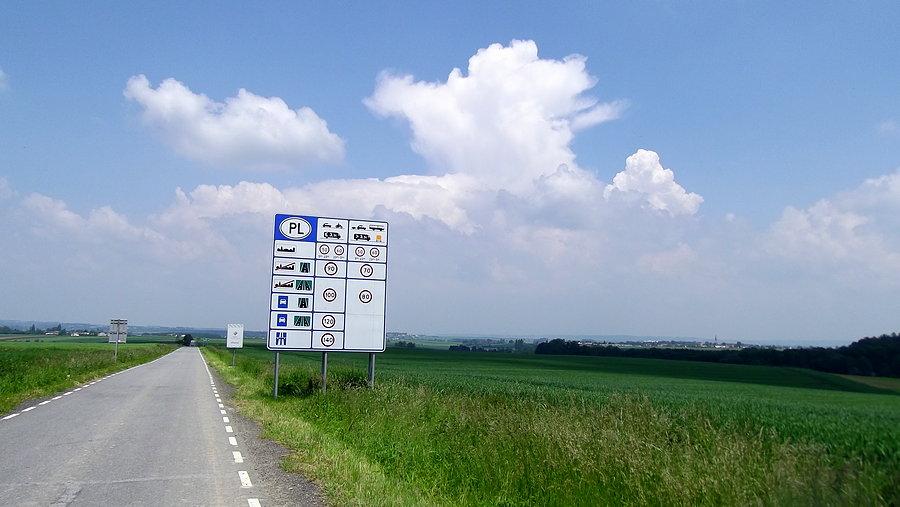 Wjazd do Polski, kierunek Krzanowice