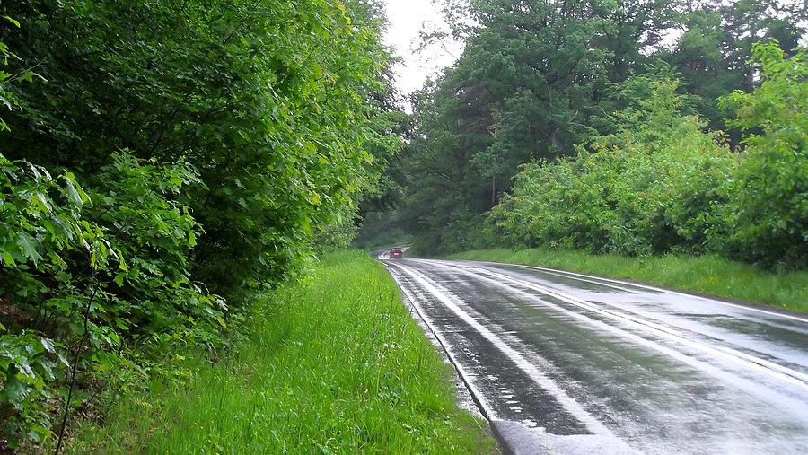 Od Czyżowic w deszczu