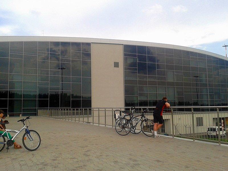 Terminal lotniska w Łodzi. Taras widokowy