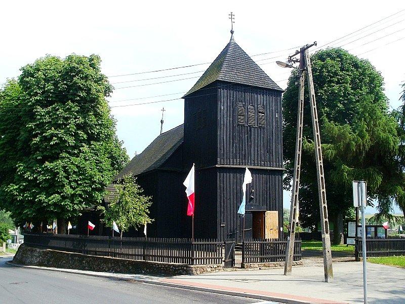 Kiszkowo - drewniany kościół z 1733 roku
