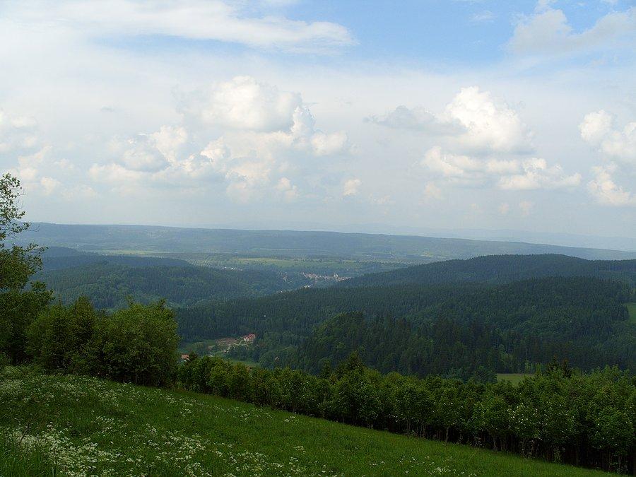 Jeszcze jedna fotka z tarasu widokowego przed samym Zieleńcem