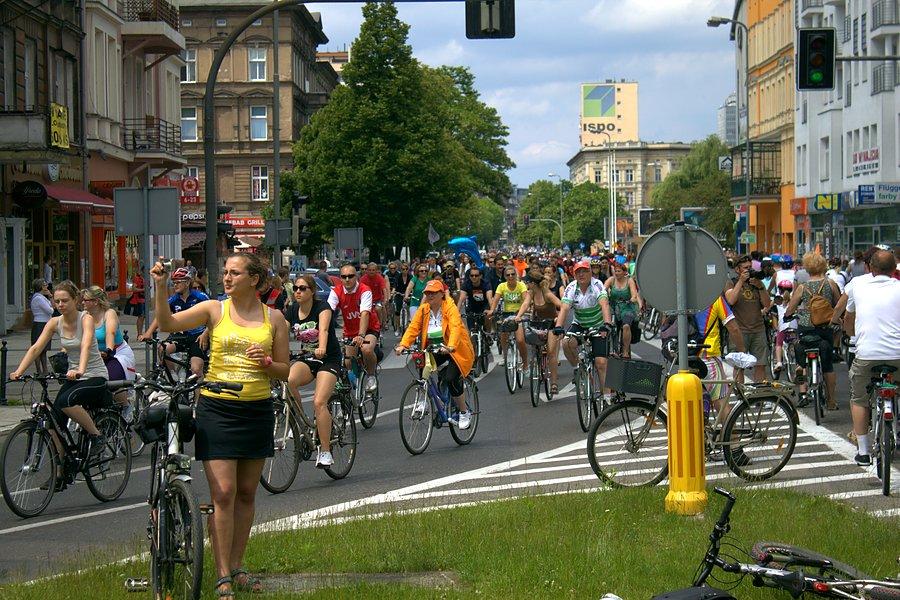 Wielki przejazd rowerowy w Szczecinie