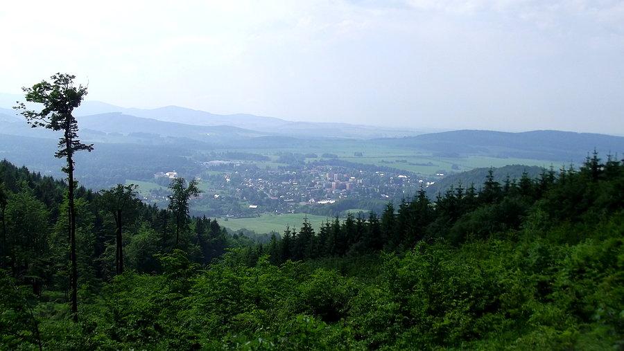 Widok na Zlate Hory