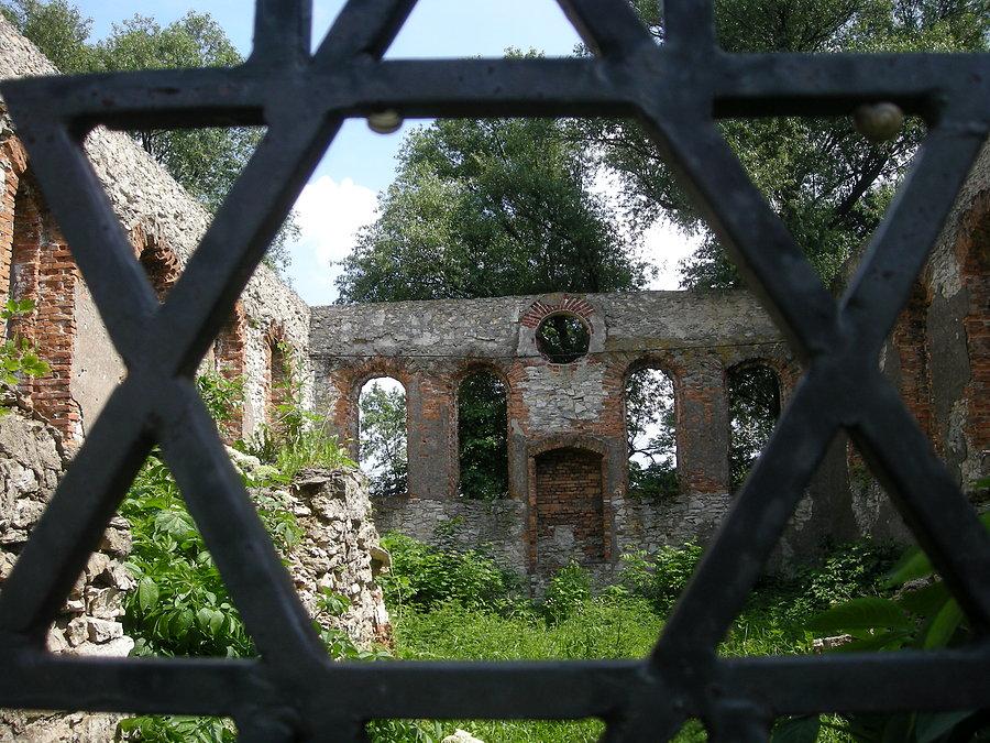 Krzepice - ruiny synagogi (detal)