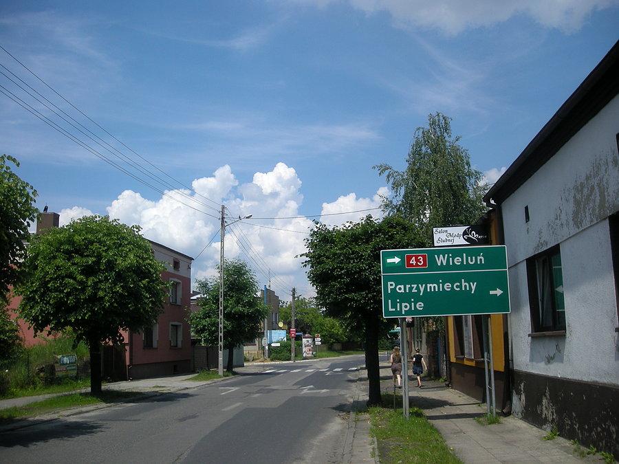 Krzepice - w lewo do rynku
