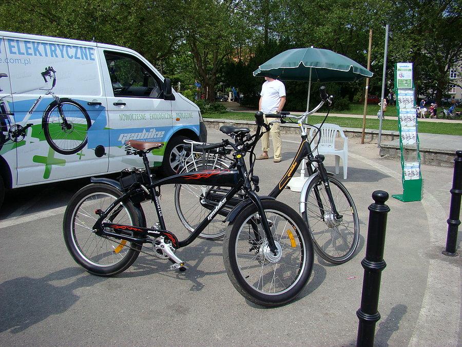 Wystawa elektrycznych rowerów