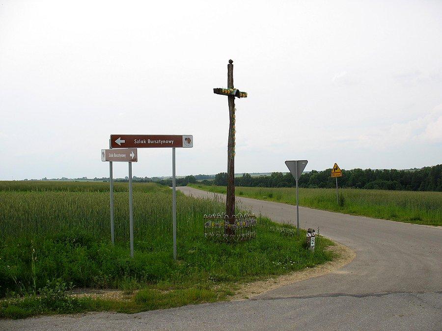 Skrzyżowanie w pobliżu Bieńca