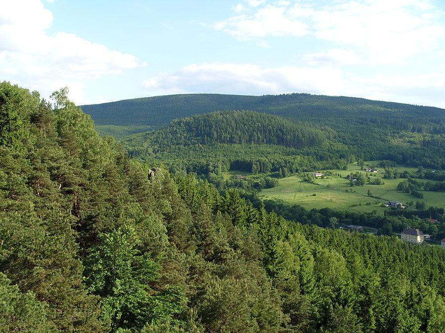 Jeszcze jeden plenerek bardziej w stronę Polanicy