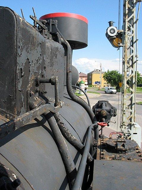 Widok z okienka kolejki wąskotorowej w Kolnie