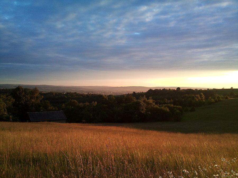 Łany- widok na Pogórze