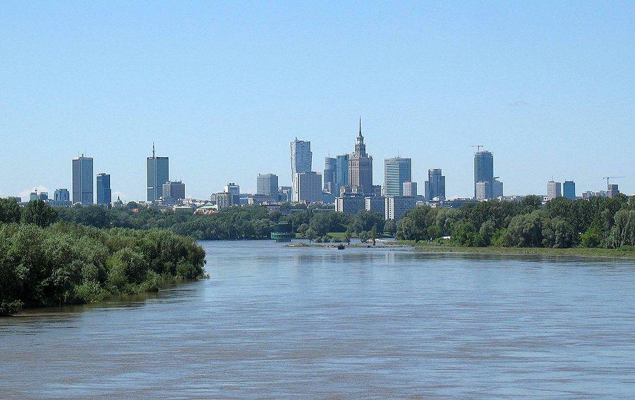 Widok z Mostu Siekierkowskiego
