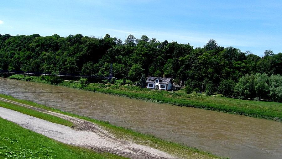 Czechy - Kobylov i rzeka Odra