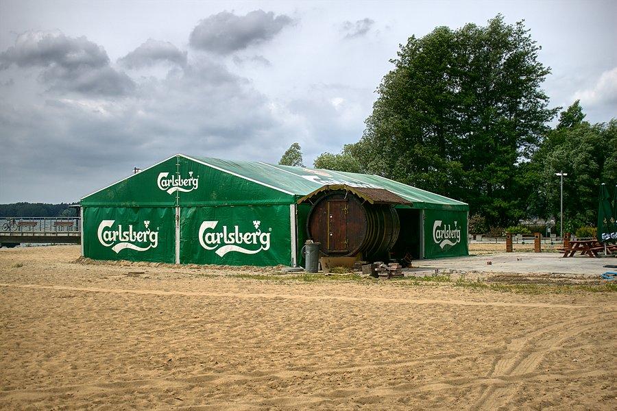 W zastępstwie Kawiarni "Plażowa" staje namiot