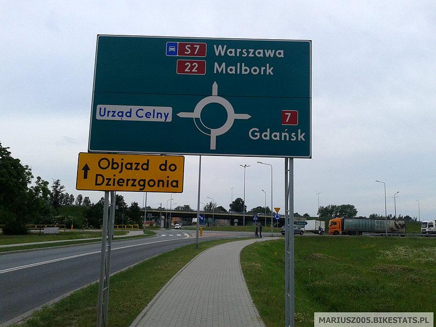Drogi wylotowe z Elbląga