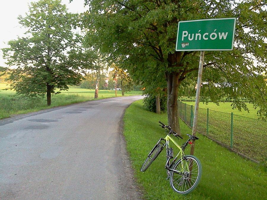 Puńców wieczorem