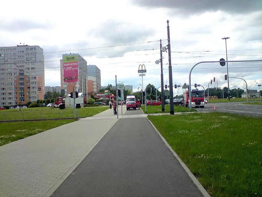Wypadek na rondzie Inwalidów