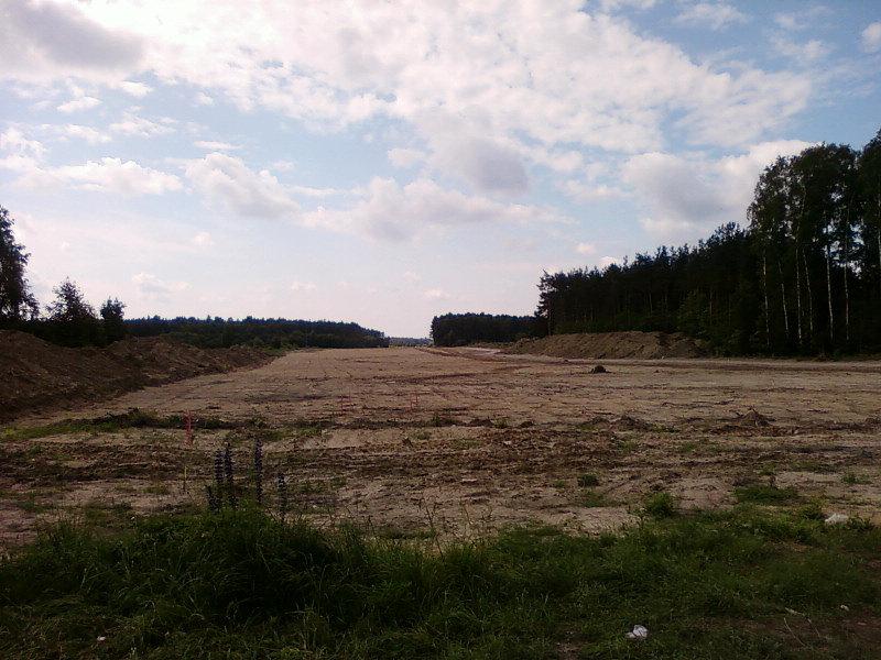 Przygotowany teren pod A1