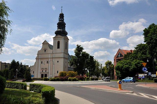 Centrum Trzcianki - kościół pw. św. Jana Chrzciciela