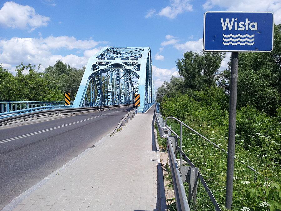 Most przez Wisłę na 85