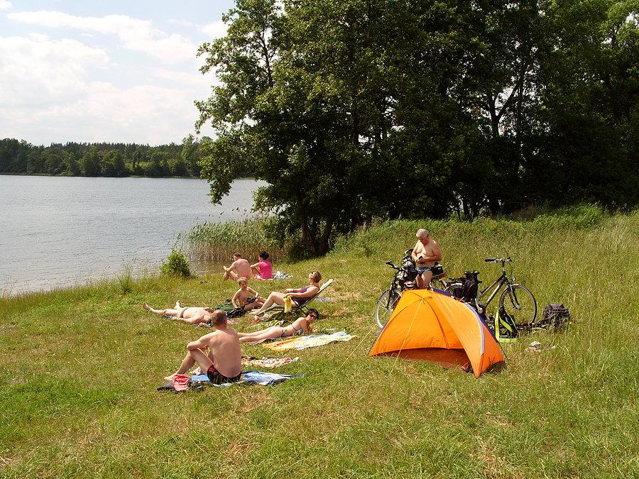 Wyjazd nad jezioro w Siwiałce