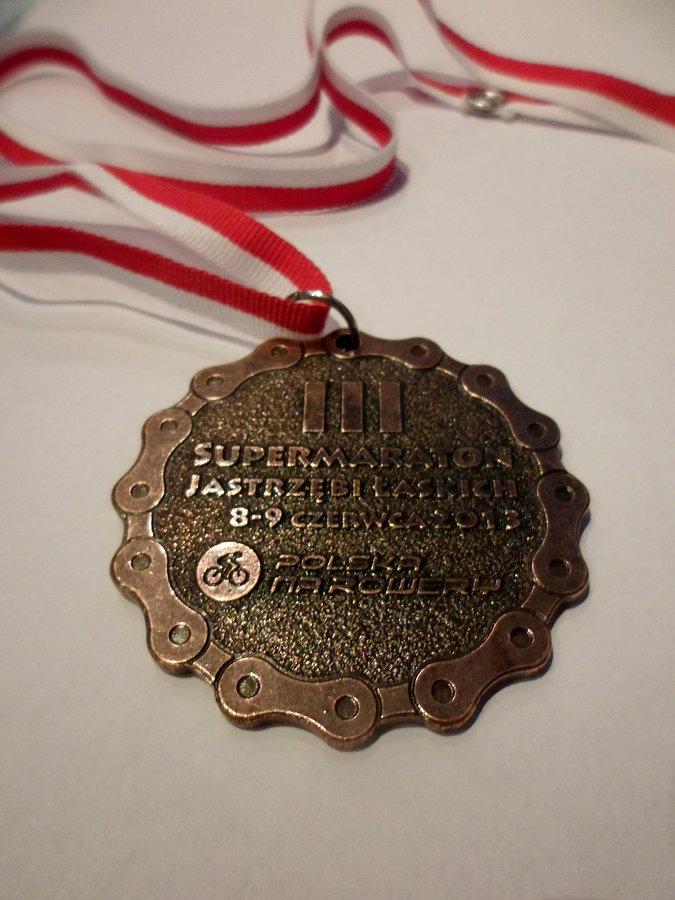 Medal Maratonu Jastrzębi Łaskich 2013