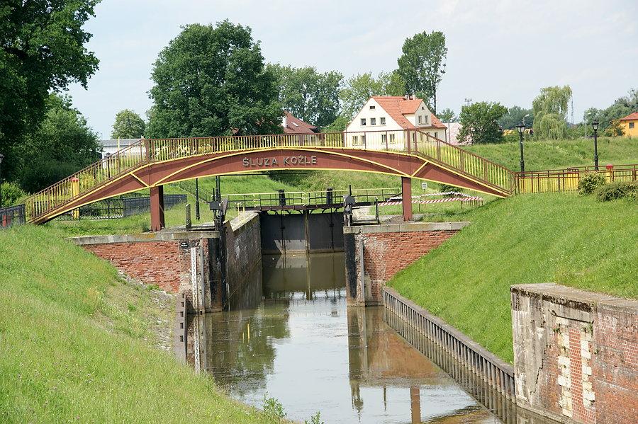 Śluza w Koźlu na Odrze