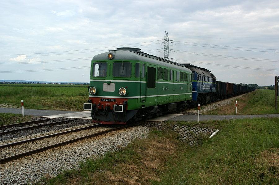Przypadkowe spotkanie z Rumunem(ST43)-116 w Pokrzywnicy