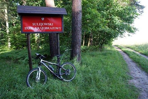 Granica Sulejowskiego Parku Krajobrazowego