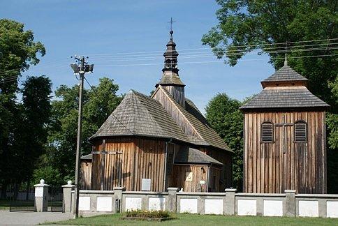 Drewniany kościólek w Skotnikach