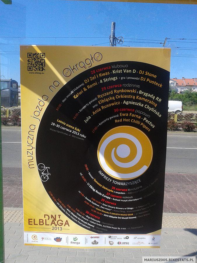 Plakat Dni Elbląga 2013