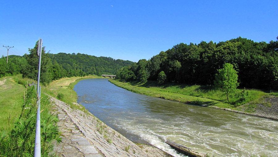 Hlucin i rzeka Opava