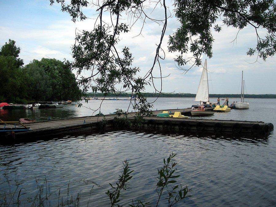 Pomost nad zalewem porajskim