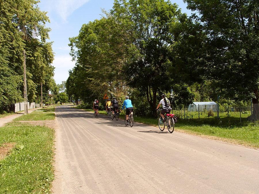 Rowerzyści w drodze